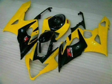 Amarelo Preto Kit Completo Carenagem GSXR 1000 K5 2005-2006